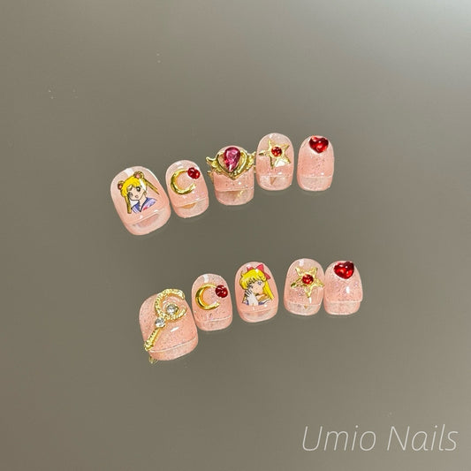 Sailor Moon Pink - Baby Nail